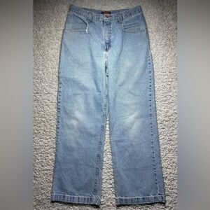 Zonz Jeans Mens 30 x 30 Baggy Wide Leg Vintage Y2K Light Wash Relaxed Streetwear